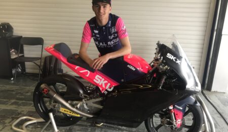 David Muñoz, piloto sevillano de Moto3.