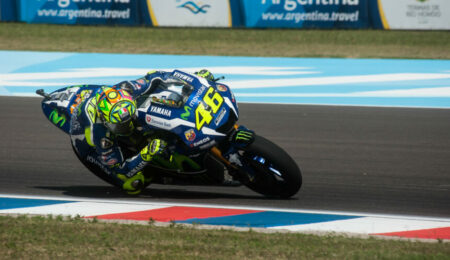 Valentino Rossi en el GP de Argentina