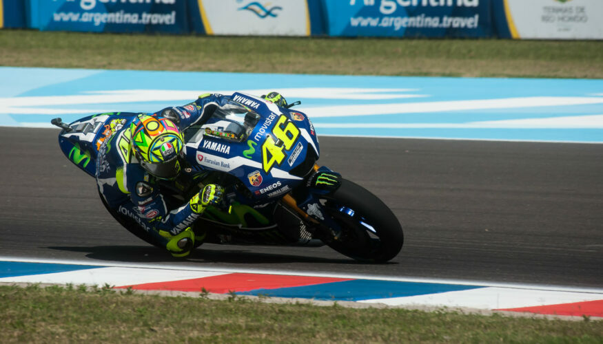 Valentino Rossi en el GP de Argentina