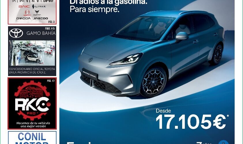 Portada La Guía del Motor Cádiz Edición 41 – MG4 EV Urban