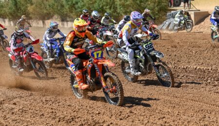 José Antonio Butrón, líder de MX1 tras ganar en Montearagón